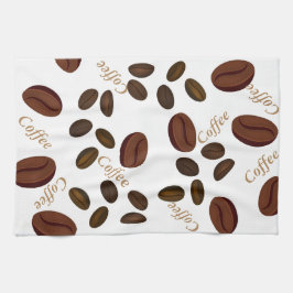 Mão Toalha de café de feijão 16" x 24"