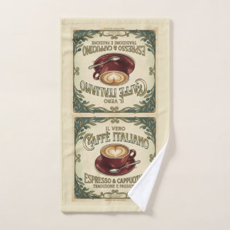 Mão Toalha de Cozinha Italiana/Café