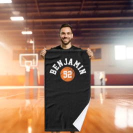 Mão Toalha de esporte de basquete, toalha de banho de 