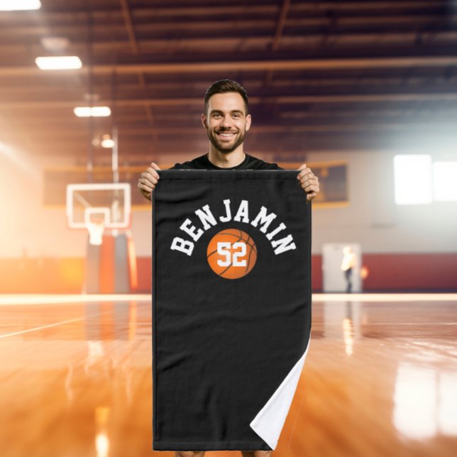 Mão Toalha de esporte de basquete, toalha de banho de  (Criador carregado)