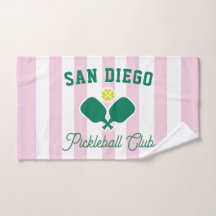 Toalha de Esporte Preppy Custom City Pickleball
