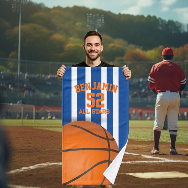 Mão toalha de esportes de basquete, toalha de banho de (Criador carregado)