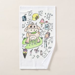 Mão Toalha de mão, desenho infantil.