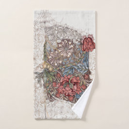 Mão Toalha de mão: WILLIAM MORRIS : HONEYSUCKLE + TULI