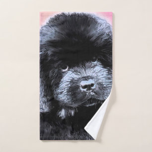 Mão Toalha do Drool do filhote de cachorro do urso de