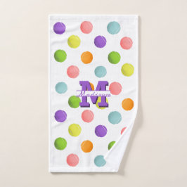 Mão Toalha personalizada de esportes de Tênis