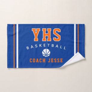 Mão Toalha Personalizada para Treinador de Basquete, P