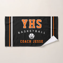 Mão Toalha Personalizada para Treinador de Basquete, P
