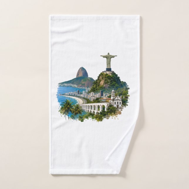 Mão Toalha Rio de Janeiro (Toalha de mão)