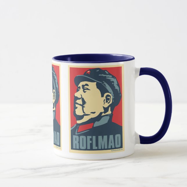 Mao Zedong - ROFLMAO: Caneca de OHP (Direita)