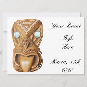 Maori Tiki Face Thunder_Cove