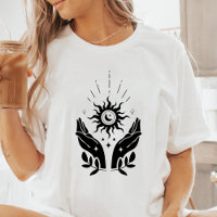 Mãos Boho Sol e Lua Celestial 