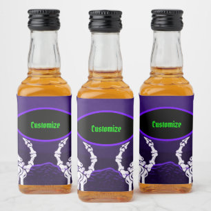 Mãos de Esqueleto Roxo