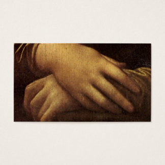 Mãos de Mona Lisa por Leonardo da Vinci