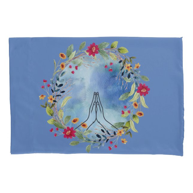 Mãos em oração aquarela (Frente)