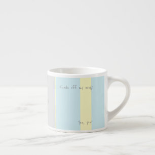 Mãos fora de minha caneca! Sim, você! Caneca do