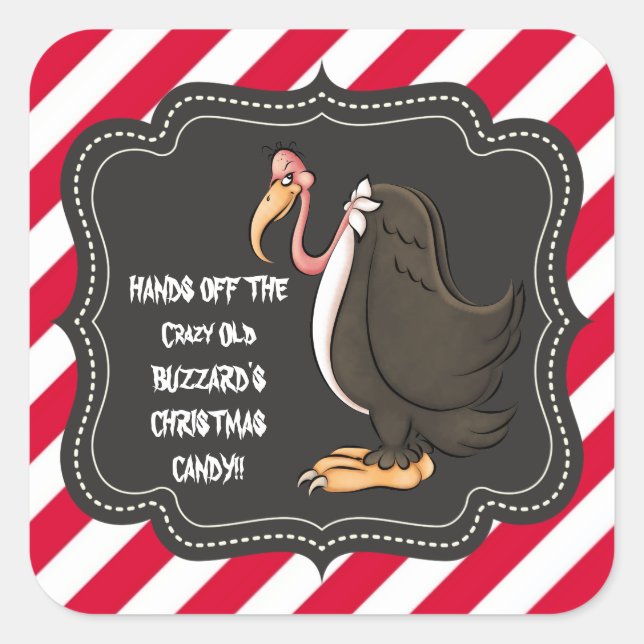 Mãos fora do velho Buzzard, o adesivo de doces de  (Frente)