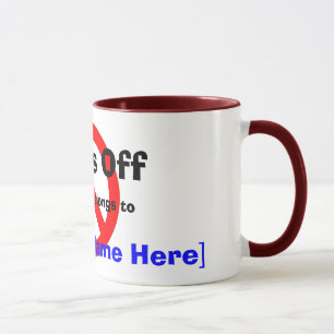 Mãos fora - minha caneca