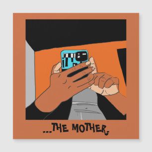 Mãos Móveis da Mãe, Cor de Laranja Ciano