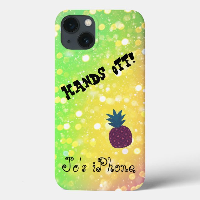 Mãos para fora do iPhone X case (Verso)