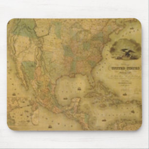 Map Mouse Pad EUA