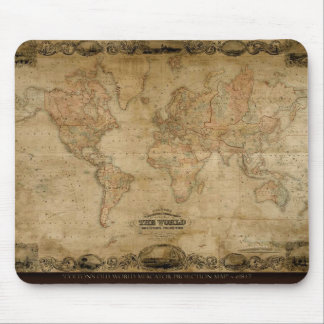 Map Mousepad antigo de Colton