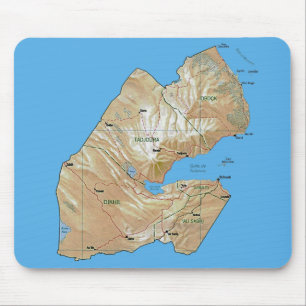 Map Mousepad Djibouti