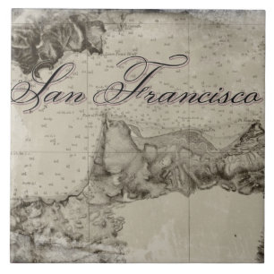 Mapa 1859 de San Francisco Bay