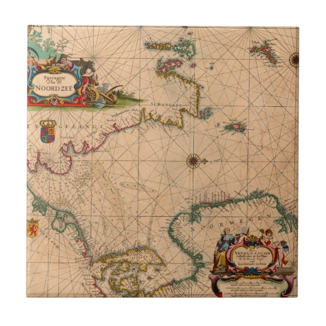 Mapa antigo antigo inspirado (1) (Frente)