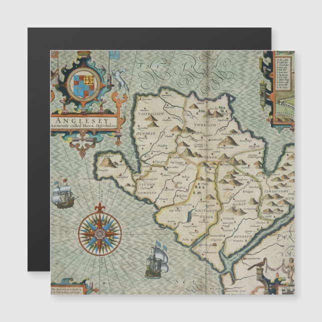 Mapa antigo antigo inspirado (7) (Frente/Verso)