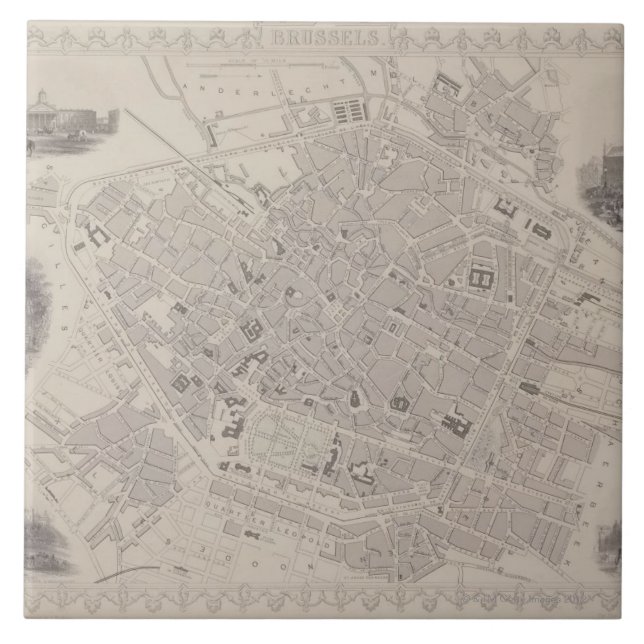 Mapa antigo de Bélgica (Frente)