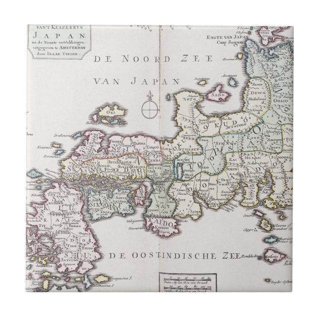 Mapa antigo de Japão | 1769 (Frente)