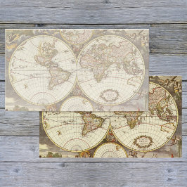 Mapa Antigo do Mundo Antigo por Frederick de Wit,