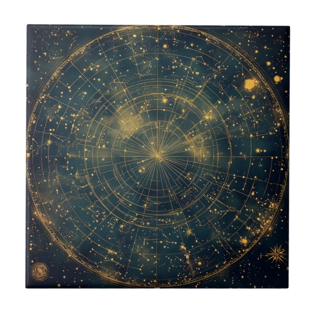 Mapa Celestial das Estrelas do ouro (4) (Frente)