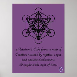 Mapa Cubo de Criação do Poster Metatron