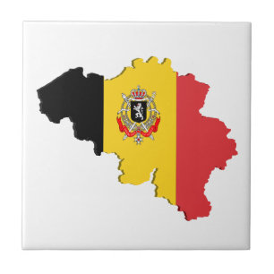 Mapa da Bélgica