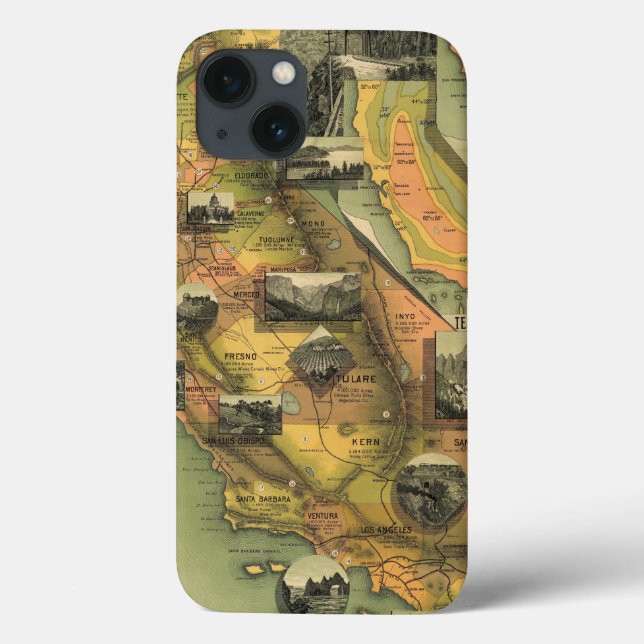 Mapa da Califórnia (Verso)