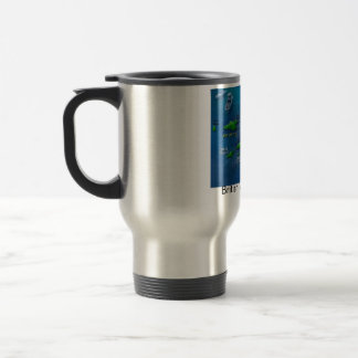 MAPA da caneca de British Virgin Islands