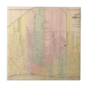 Mapa da cidade de Detroit