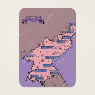 Mapa da Coreia do Norte