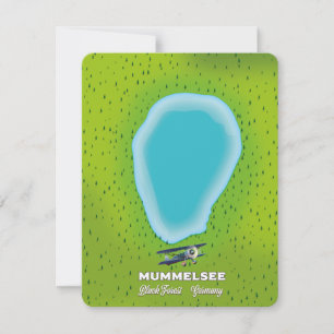 Mapa da Floresta Negra na Alemanha.