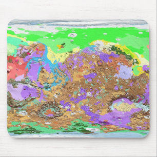 Mapa da geologia de Marte Mousepad