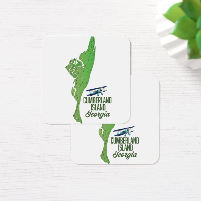 Mapa da Geórgia na ilha de Cumberland (Mesa)