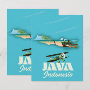 Mapa da ilha de Java indonésia