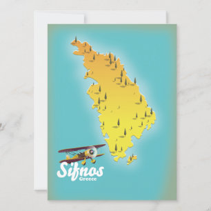 Mapa da ilha grega de Samos