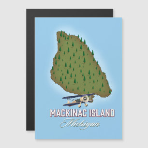 Mapa da Ilha Mackinac Michigan