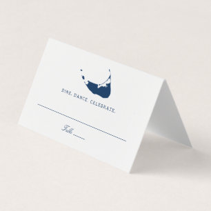 Mapa da Ilha Nantucket do Cartão de Localidade de