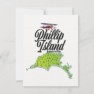Mapa da Ilha Phillip Austrália