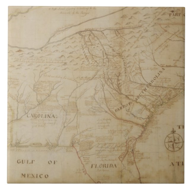 Mapa da parte do sudeste de America do Norte, 172 (Frente)
