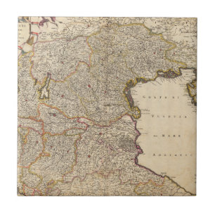 Mapa da região de Veneza, Italia